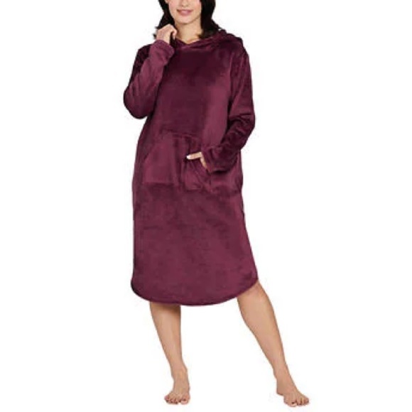 New Ladies Hooded Lounger Oversized Blanket - Picture 2 of 16